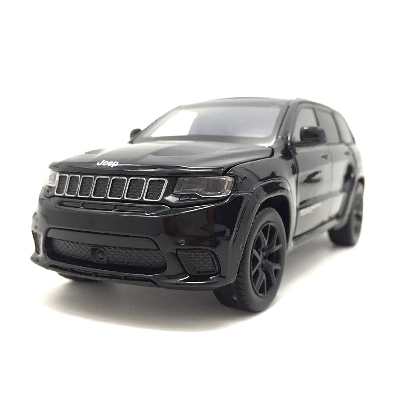 Race Track Alloy Car Model Metal JEEP Off-Road Vehicle Model Children's Toy Car