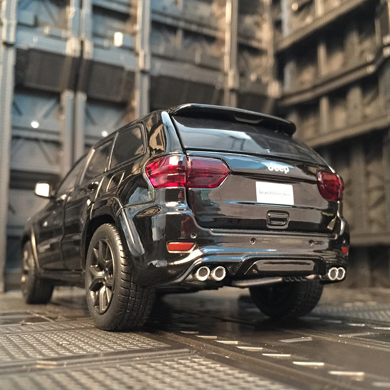 Race Track Alloy Car Model Metal JEEP Off-Road Vehicle Model Children's Toy Car