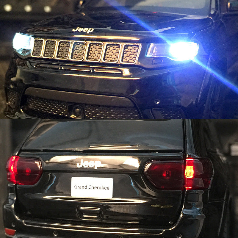 Race Track Alloy Car Model Metal JEEP Off-Road Vehicle Model Children's Toy Car