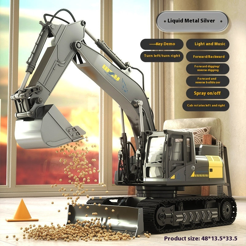 Remote Control Alloy Excavator Car