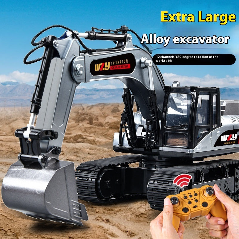 Remote Control Alloy Excavator Car