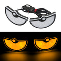 Triangle and Semi Circle Eyes Modified General Motorcycle Decorative Accessories Car Lights